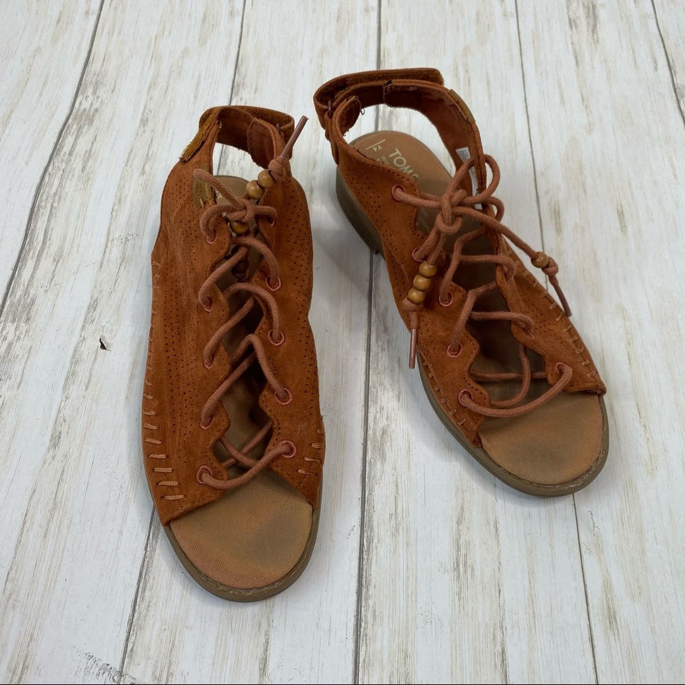 TOMs Uma Ginger Perforated Sandals